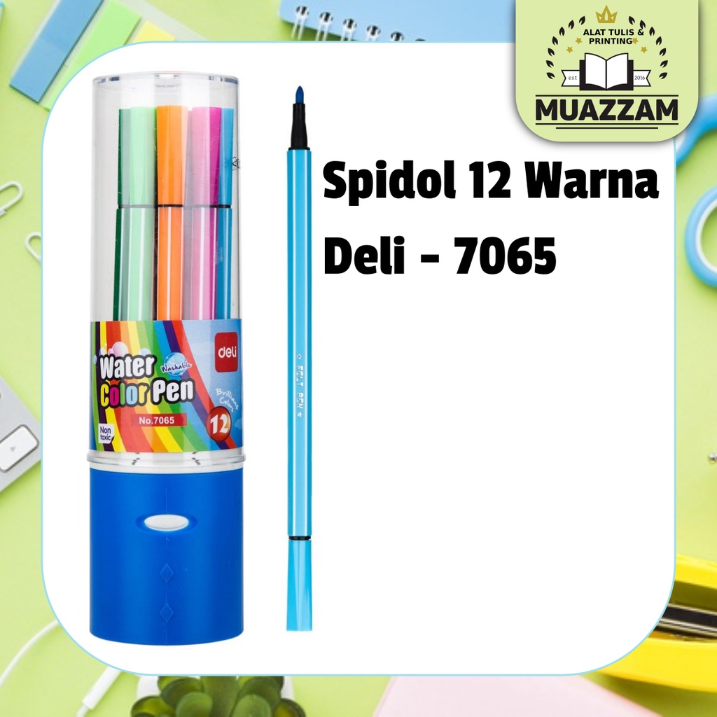 

Deli Water Color 12 Warna No.7065