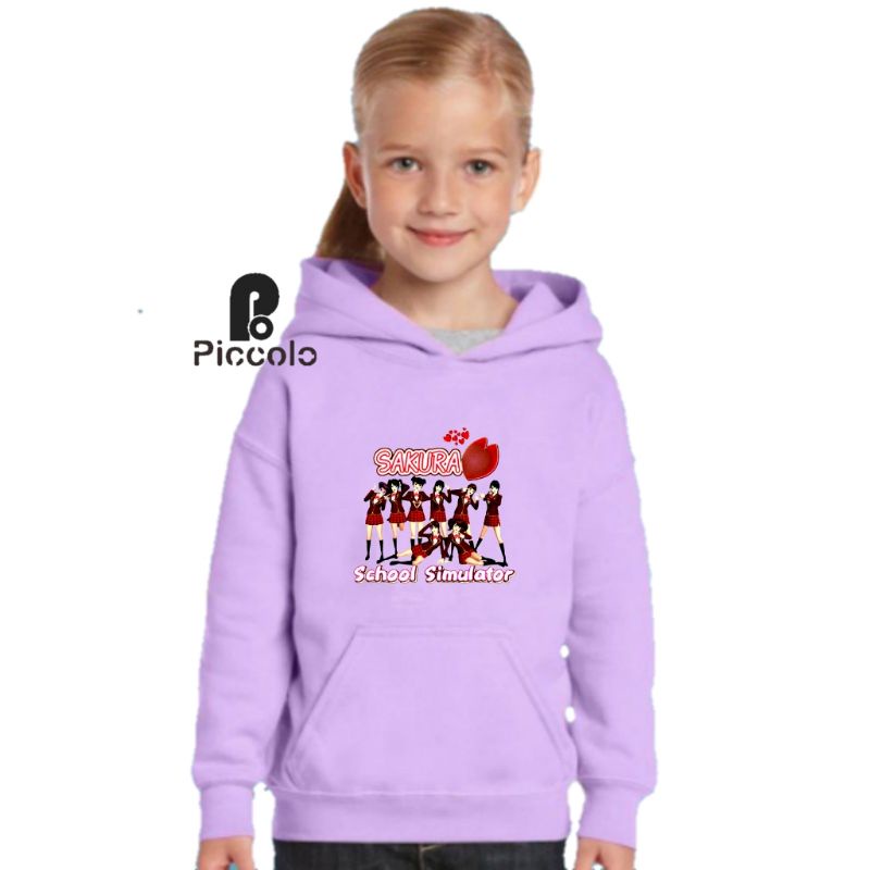 jaket hoodie anak motif gaming sakura sakura school simulator terbaru 03