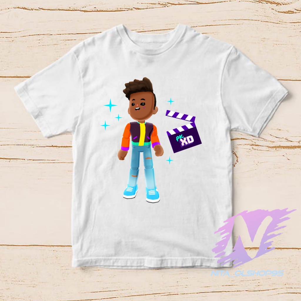 KAOS PK XD BAJU KAOS ANAK PKXD BERMAIN DENGAN TEMAN