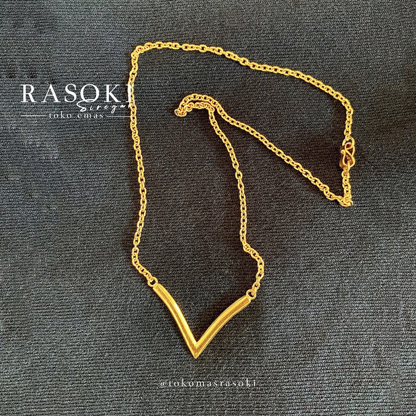kalung V emas LM 99,9% 8gr 24k