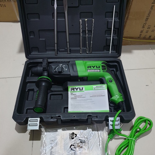 TERPOPULER - Mesin Bobok Beton / Demolition Hammer Mesin bor bobok tembok beton SDS PLUS. RYU Rotary hammer RRH 26 TERMURAH mesin bor bobok beton HAMMER DRILL RYU REDFOX RRH 26