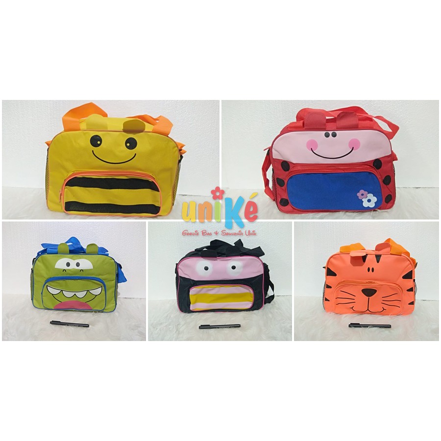 SALE Promo DISKON 10% CUCI GUDANG Tas travel animal souvenir ulang tahun anak Goodie bag Ultah-2