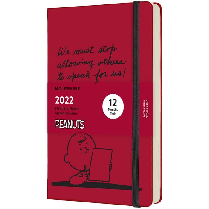 

[RESTOCK] Moleskine Agenda Planner 2022 Large Size 12 Months Peanuts / Snoopy - Weekly