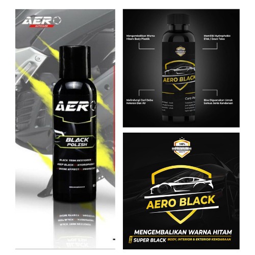 Aero Black Polish Poles Mobil Motor seperti Baru 100 ml 128101