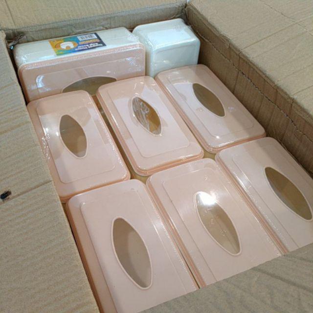 Kotak Tisu/ Wadah Tisu/ Tempat Tisu Plastik Golden Hen Tts-621