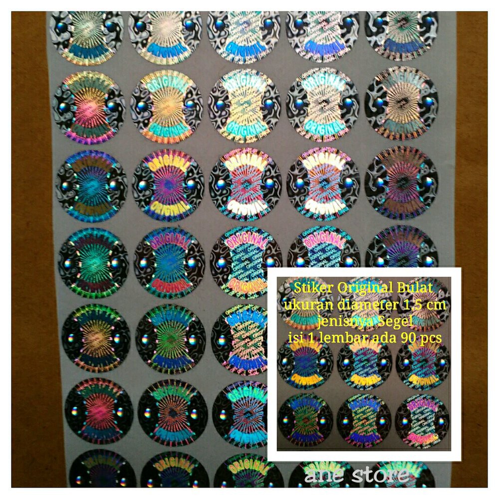 

Langsung Order STIKER HOLOGRAM ORIGINAL Murah