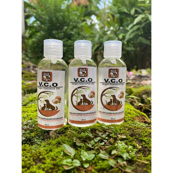 Virgin Coconut Oil Vanila pet care 60ML/VCO Kucing Anjing hewan peliharaan