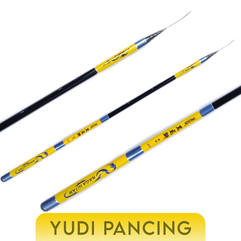 Joran Pancing Tegek Oregon Naga Hitam 360 450 cm