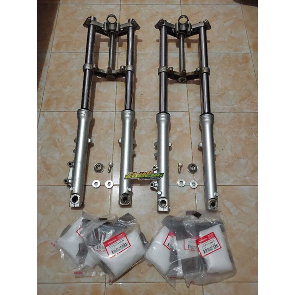 shock skok ori ninja R new pnp honda set raiser