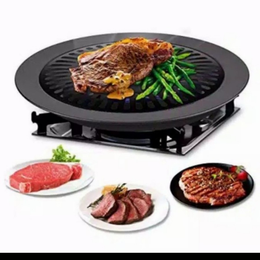 Ultra Grill Pan Teflon Korean BBQ Barbeque Wajan Alat Panggang Daging