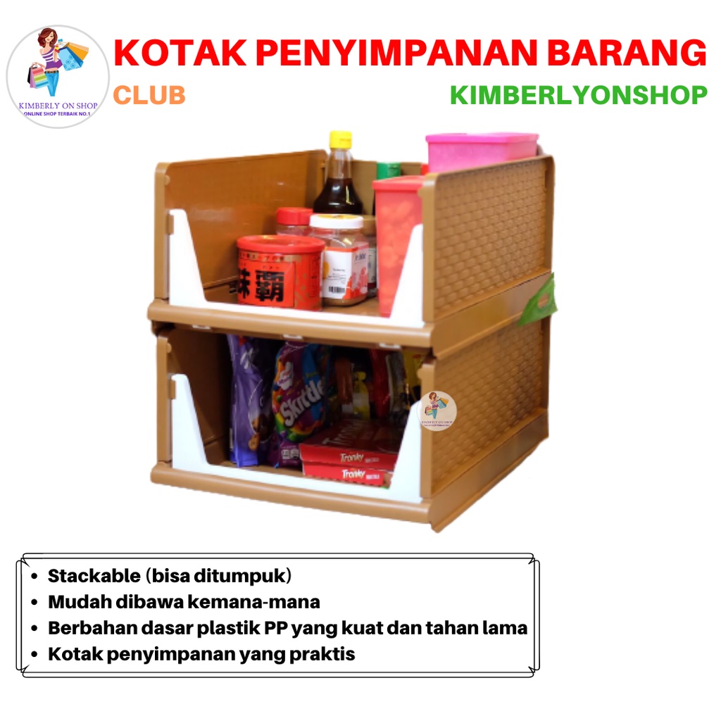 Kotak Rak Serbaguna Smart Organizer Tempat Penyimpanan Barang Club