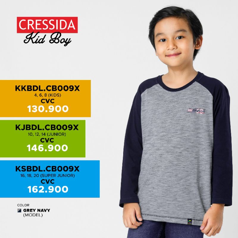 Cressida original Kaos anak cowo Baju kaos anak Cresida Tshirt anak laki laki Atasan anak cowok Cres