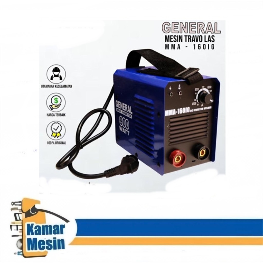 GENERAL Mesin Travo Las Inverter Trafo Las Inverter 900 Watt MMA 160 IG