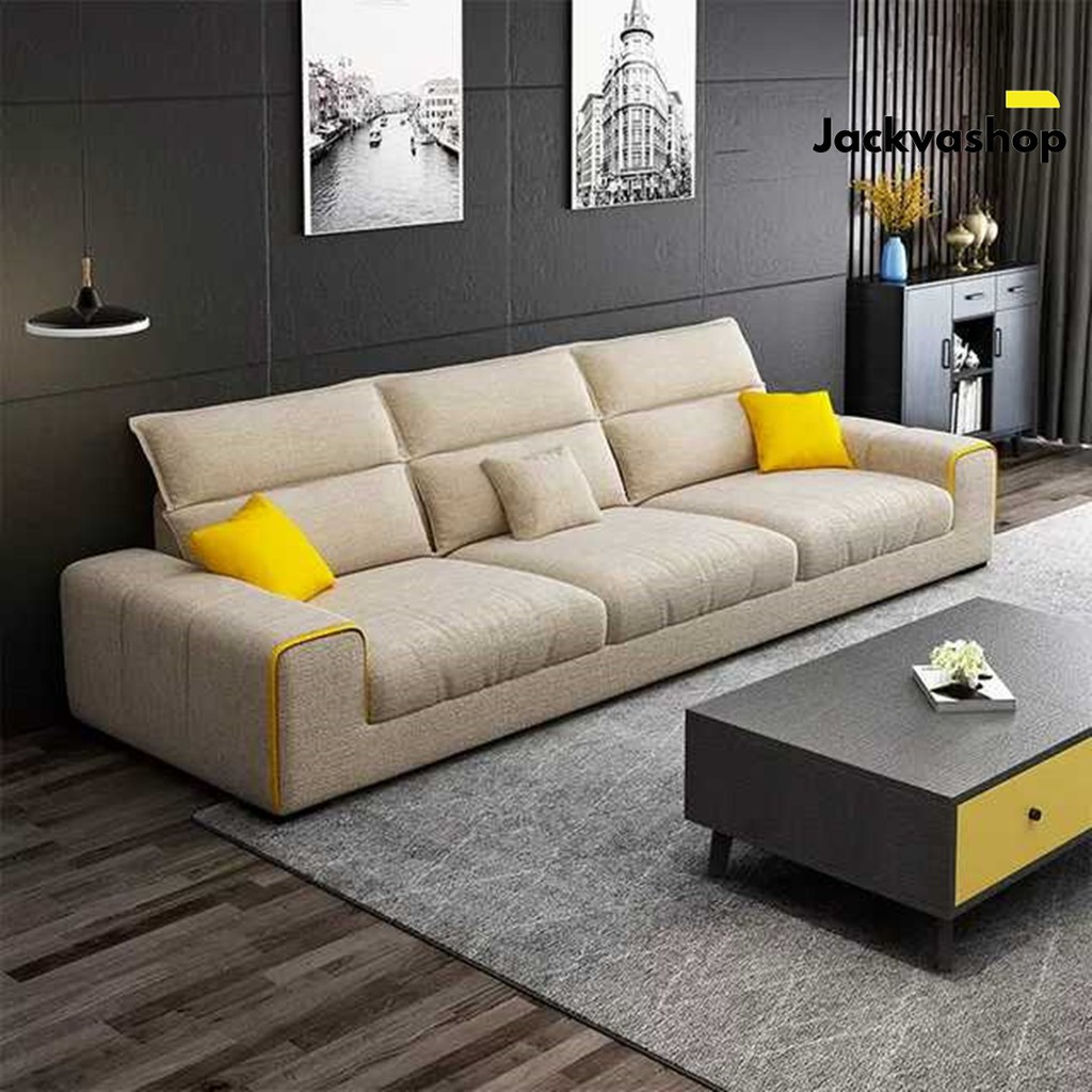 Jual Kursi Sofa Minimalis Sofa Santai Ruang Tamu 3 Seater Plus Meja ...