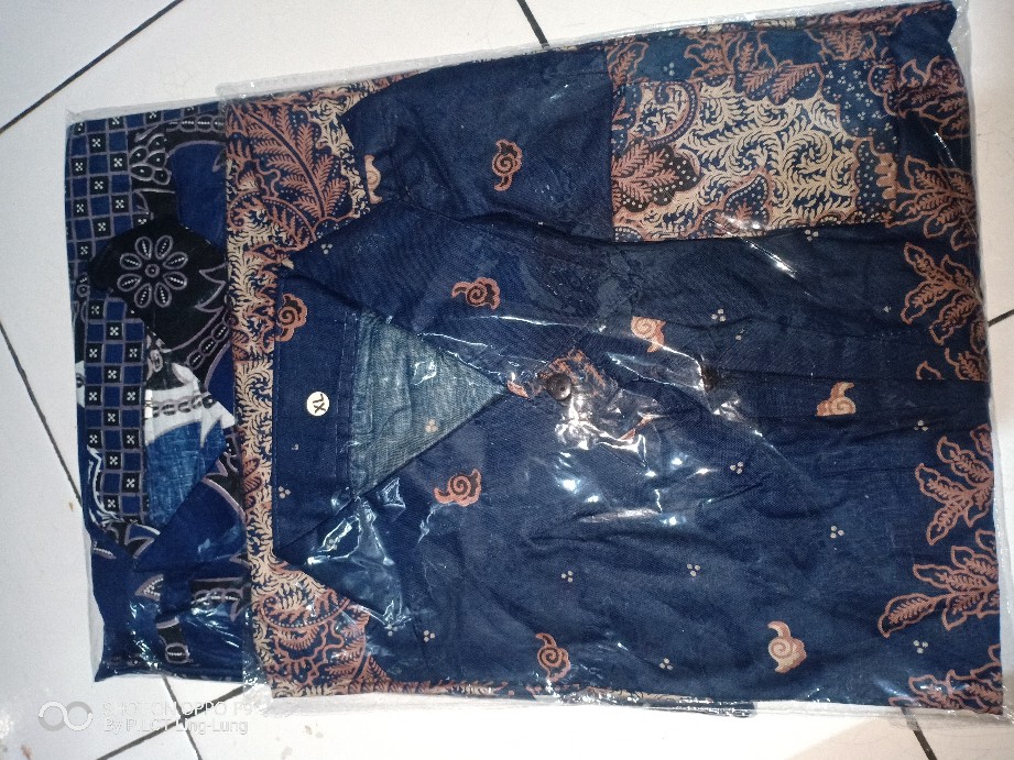 Kemeja Batik Pria Ppbtk08 Modern Lengan Panjang Casual Modis Trendy Masa Kini M L Xl Asli Pekalongan