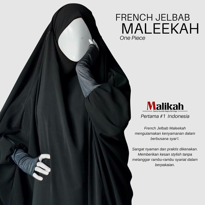 Terbaru French Jilbab   Khimar Cadar Niqab Bandana   ABAYA MALIKAH Murah