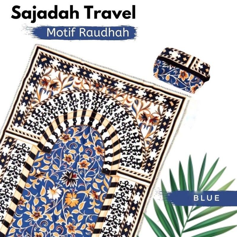 Sajadah traveling rawdah/sajadah travel/sajadah tas dompet