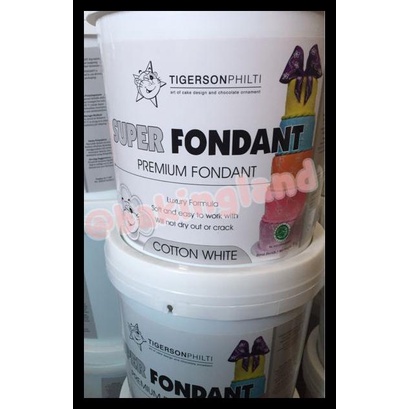 

TERBARUU!! Tigerson fondant putih 1kg TERBARU