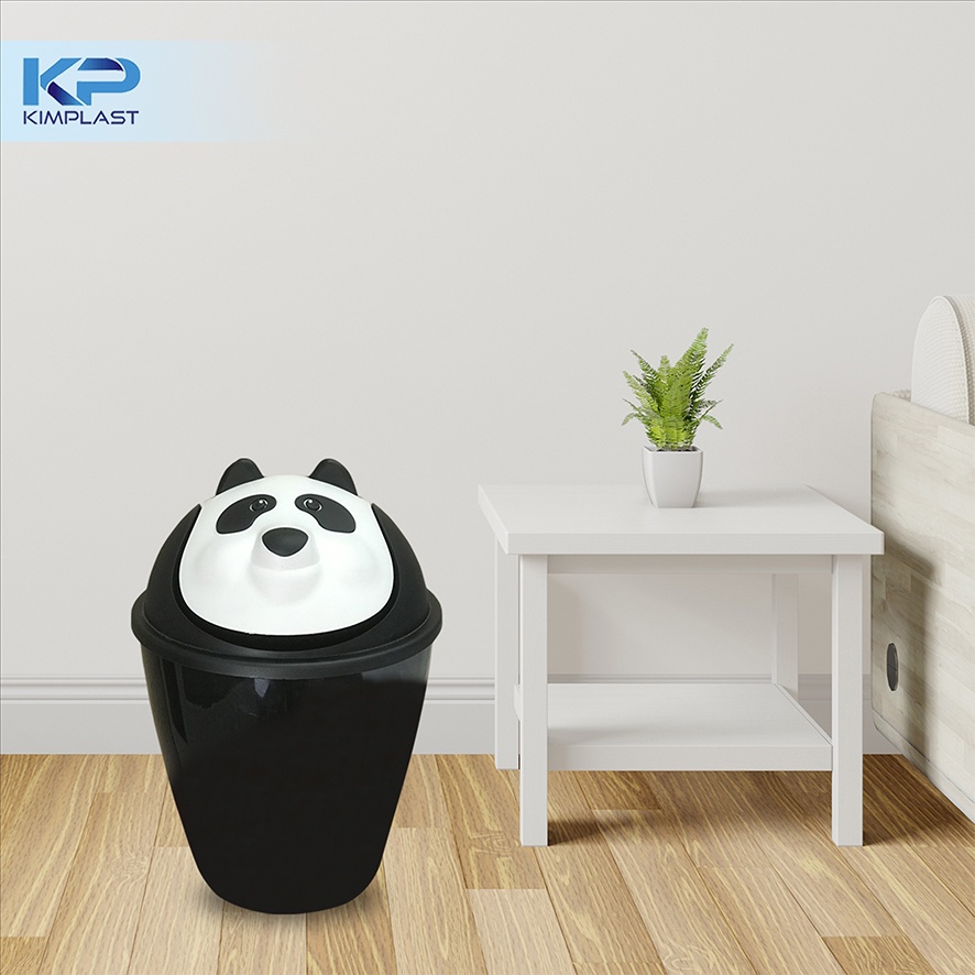 Tempat Sampah Karakter Panda 10 Liter Kimplast