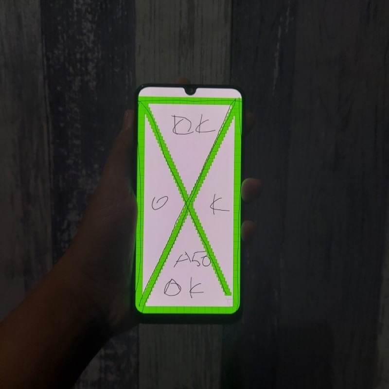 LCD Samsung A50 Original SEIN copotan Normal No Minus