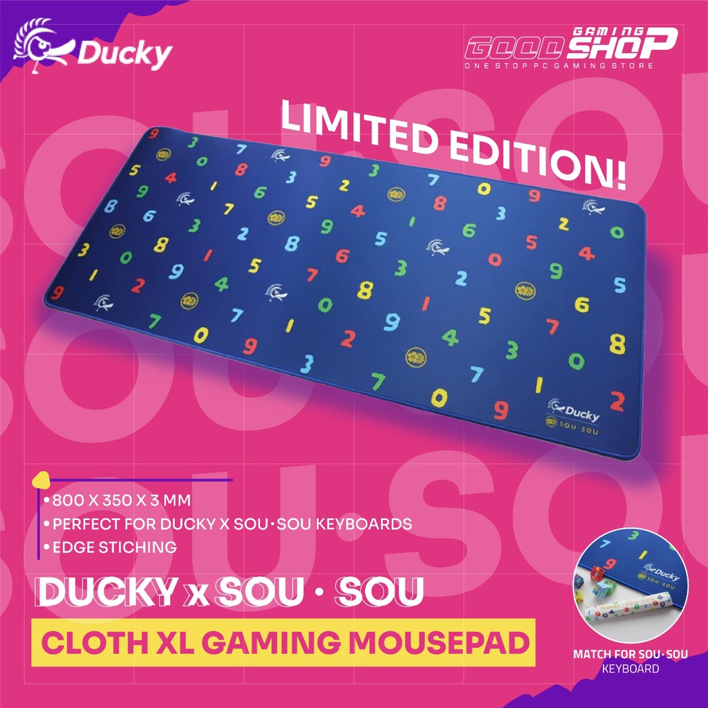 Ducky x SOU • SOU Limited edition XL - Gaming Mousepad