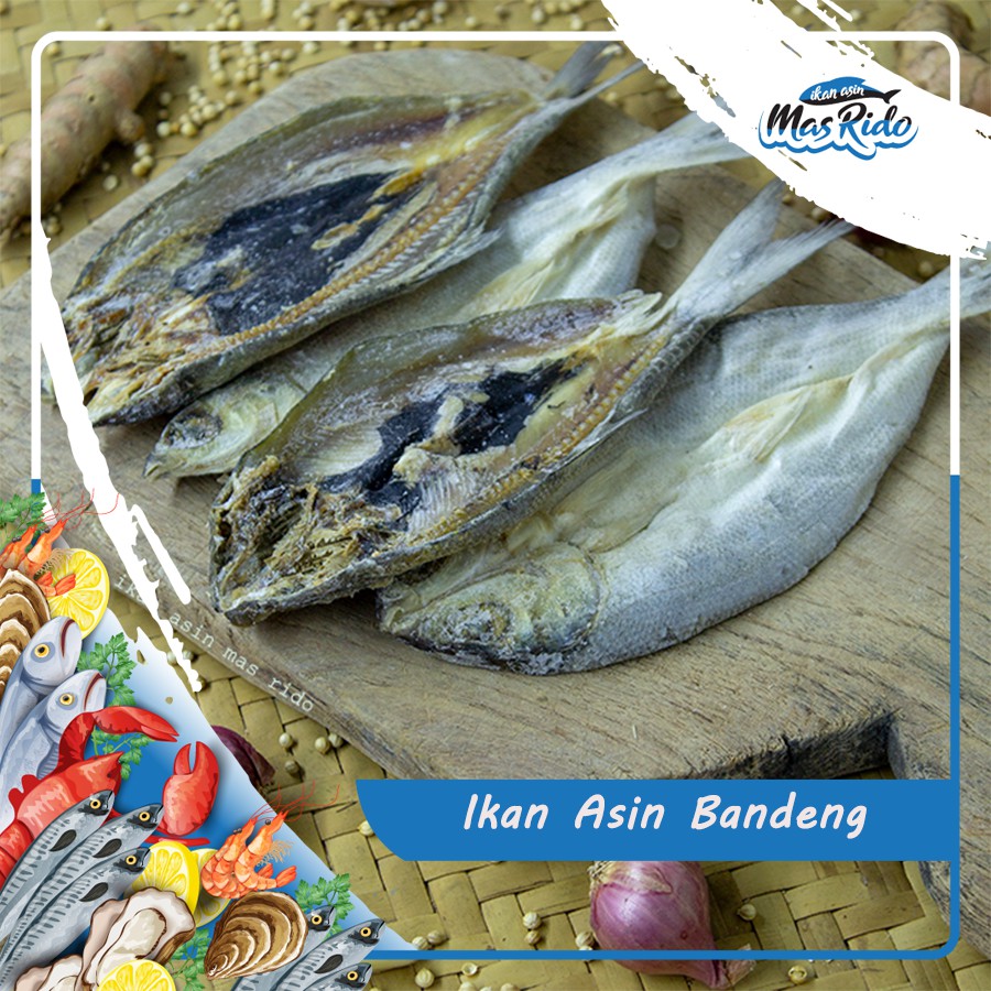 

IKAN ASIN BANDENG / BANDENG ASIN / IKAN BANDENG ASIN KWALITAS SUPER HARGA MURAH