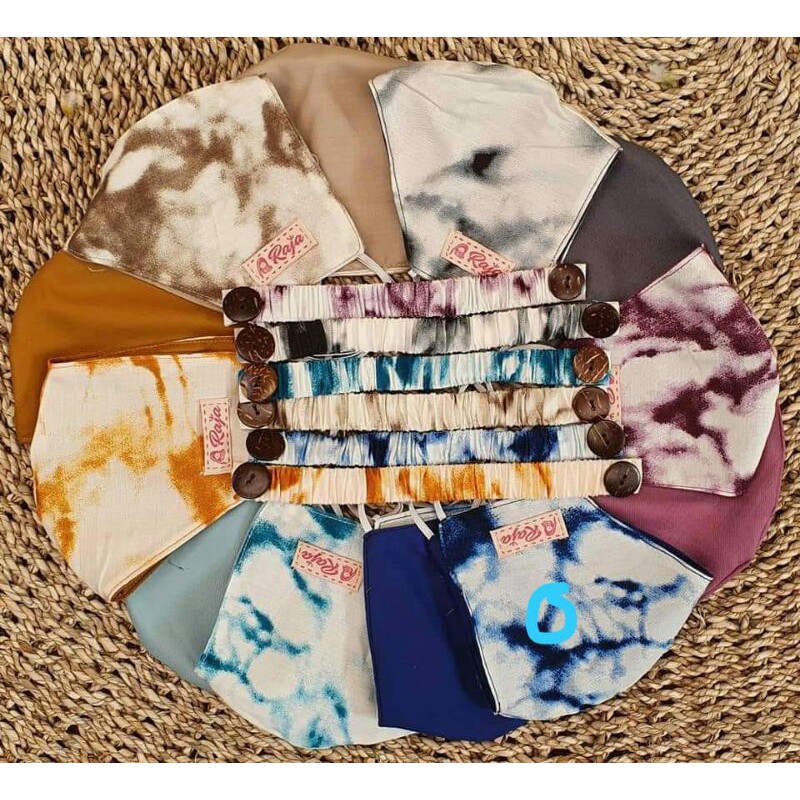 ((MASKER BOBAL)) Masker Tie Dye Original Raja