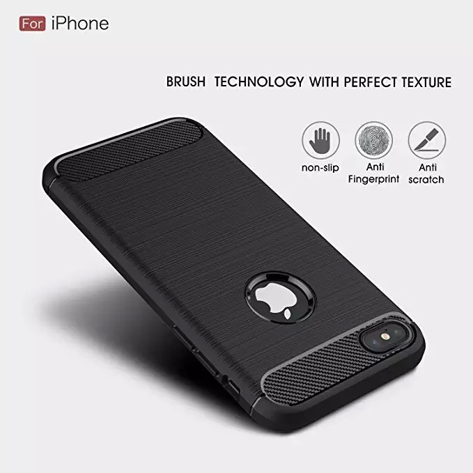 Rugged Armor Case / Ipaky Case Carbon iPhone 5 5S SE 6 6S 6+ 6S+ PLUS 7 7+ 8 8+ Plus X XS XR XS MAX