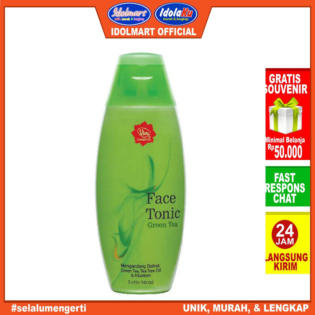 IDOLAKU Viva Face Tonic Green Tea 100ml