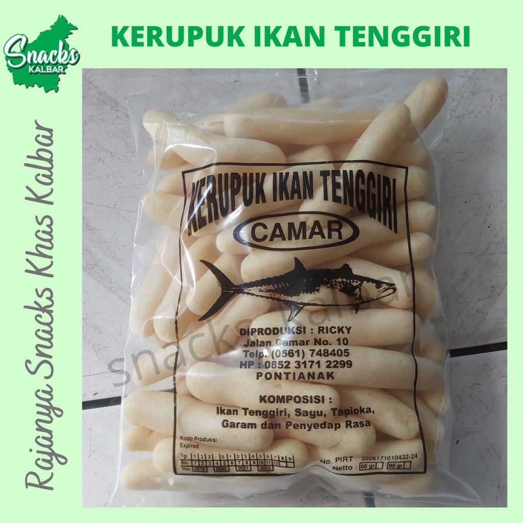 

Amplang / Kerupuk Ikan Tenggiri Camar Kemasan Besar Khas Pontianak