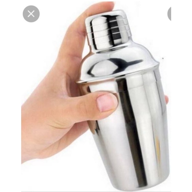 Shaker stainless 350ml (alat pengocok minuman milkshake boba drink) high quality