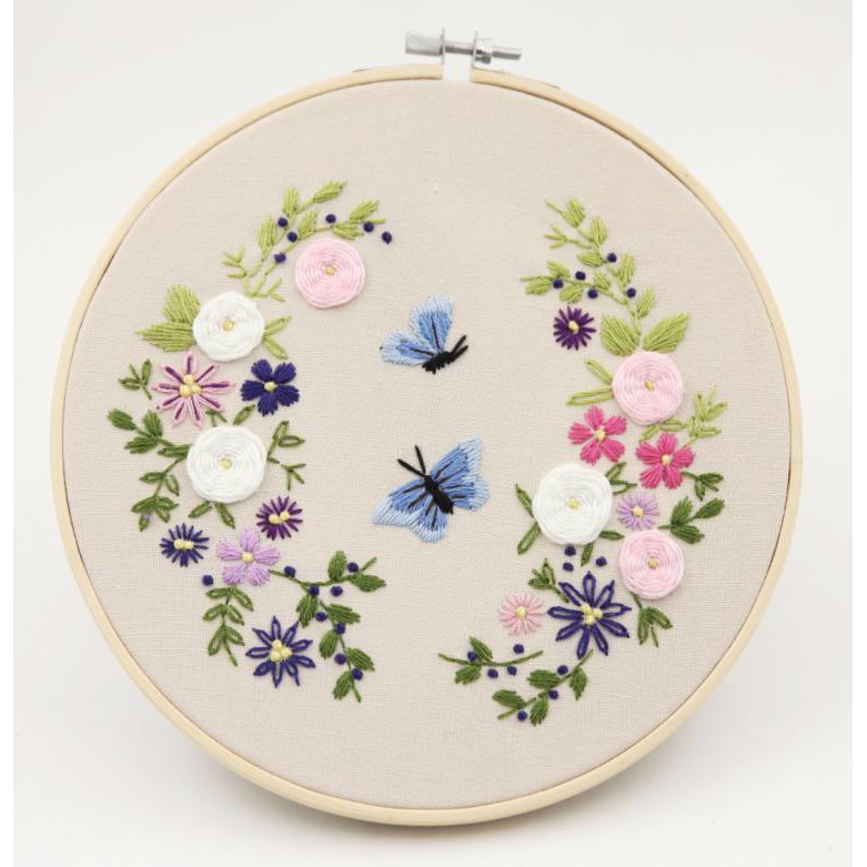 DIY embroidery kit sulam butterfly