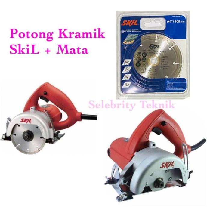 Mesin Potong Keramik SKiL 9815 Marble Cutter Skill 9815 + DW 4" SkiL selebr17 Murah