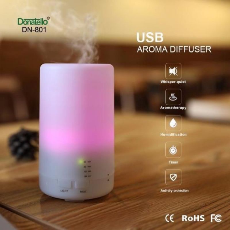 Taffware Humidifier Diffuser Aromaterapi Aromatherapy 7 LED Ultrasonic Pelembab Pewangiangi Ruangan