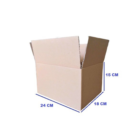 

Karton box 24*18*15 CM Carton Box Kardus Polos SINGLE WALL