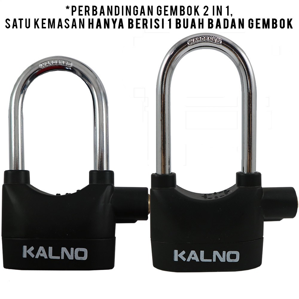 GEMBOK ALARM 2IN1 - RING PANJANG &amp; SUPER PANJANG FREE BATERAI CADANGAN