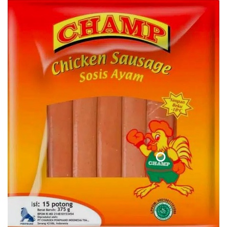 

CHAMP CHICKEN SAUSAGE 375gr
