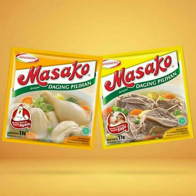 

Masako Renteng 9gr Isi 6Sachet