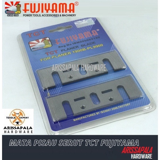 Fujiyama Mata Pisau Mesin Serut TCT Mata Pasah Planer Blade Mesin Ketam TCT FUJIYAMA Original