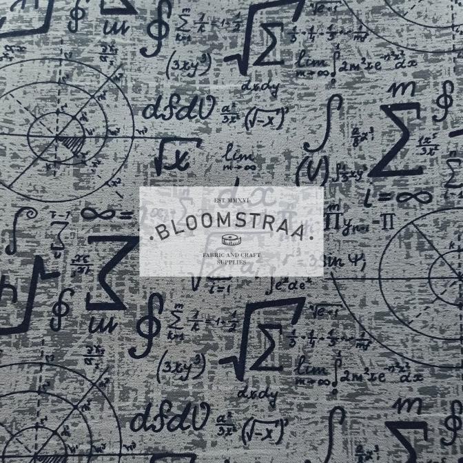 Bahan Baby Canvas motif Zigma Kain Kanvas Baby Sigma 0,5 meter Fabric