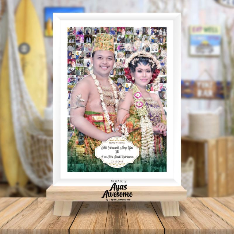 MOZAIK FOTO | MOZAIK FRAME | KADO FOTO UNIK