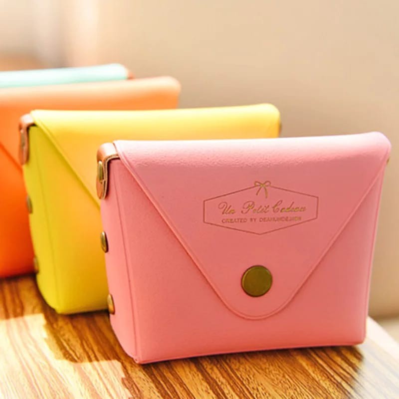 Mini Pouch Exclusive Dengan Kancing Premium Import Bisa Pilih Warna Dompet Koin Premium Dompet Mini