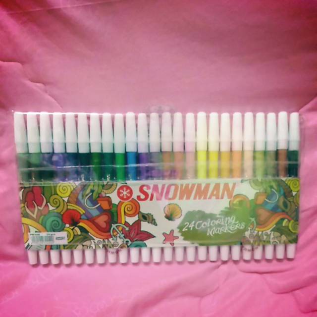 

Spidol snowman 24 warna pw-24A
