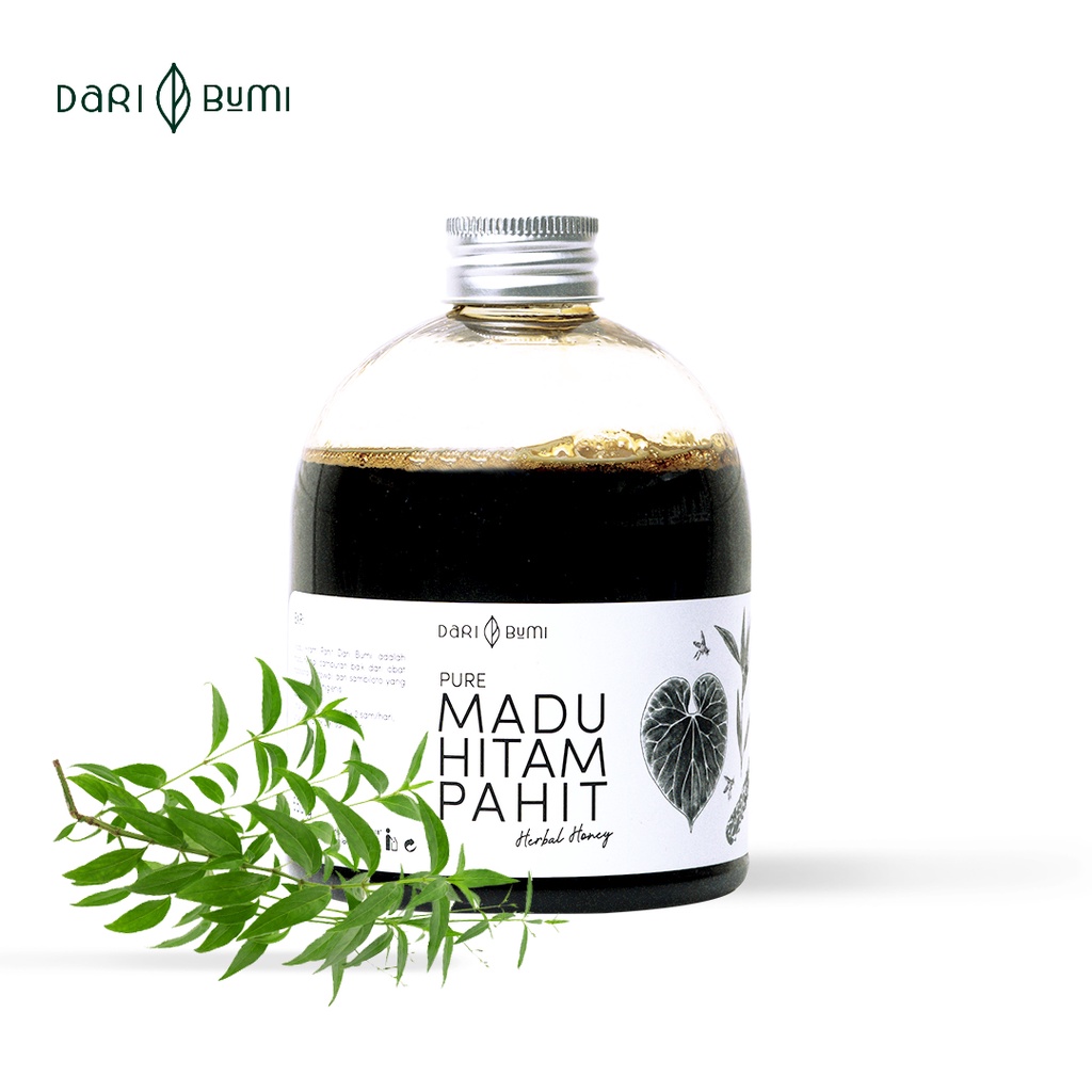 Madu Hitam Pahit 650 gr Dari Bumi Premium Pure Original