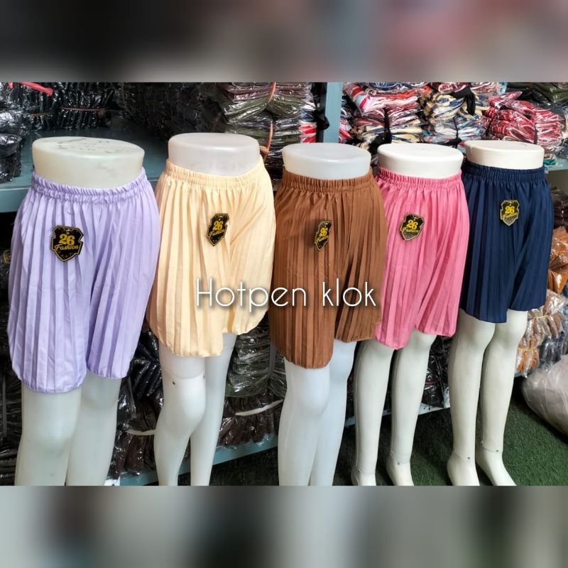 HOTPANT PLISKET CELANA PENDEK PLISKET HOT PANTS CEWEK