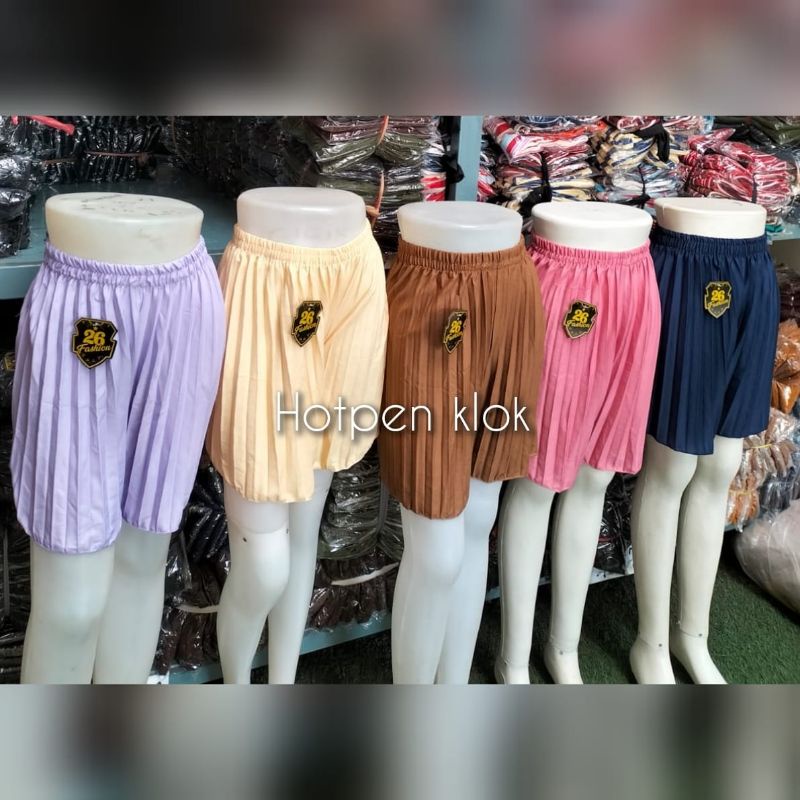 HOTPANT PLISKET CELANA PENDEK PLISKET HOT PANTS CEWEK