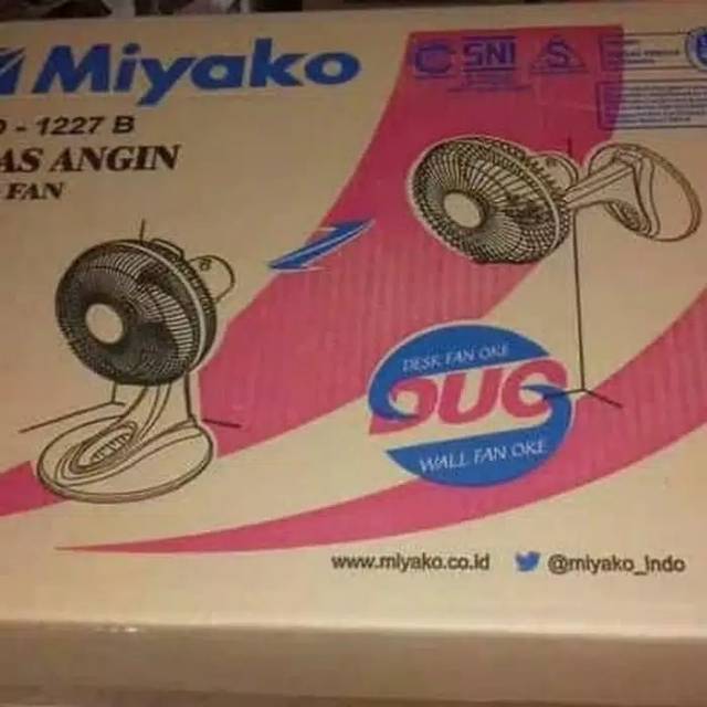 Desk Fan / Kipas Angin Meja Miyako 9 inch 2in1 Garansi Resmi