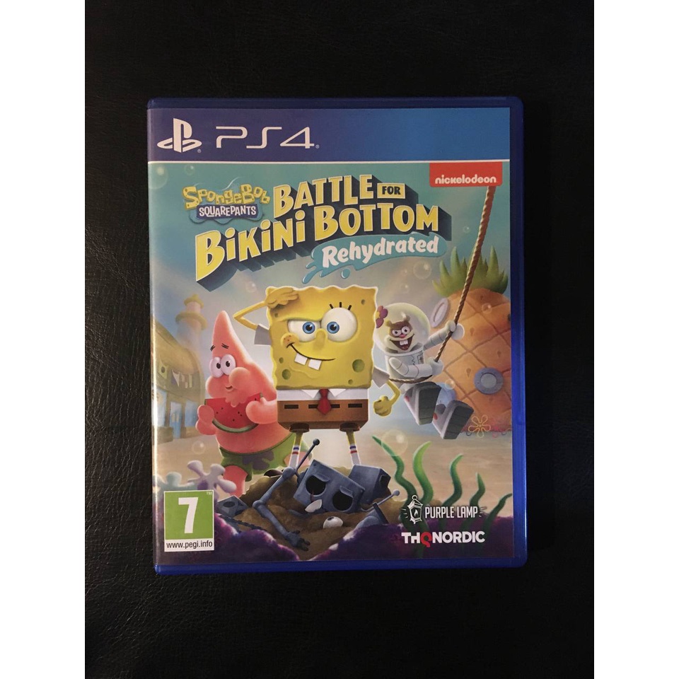 BD PS4 Kaset PS 4 Sponge Bob Battle For Bikini Bottom CD Game