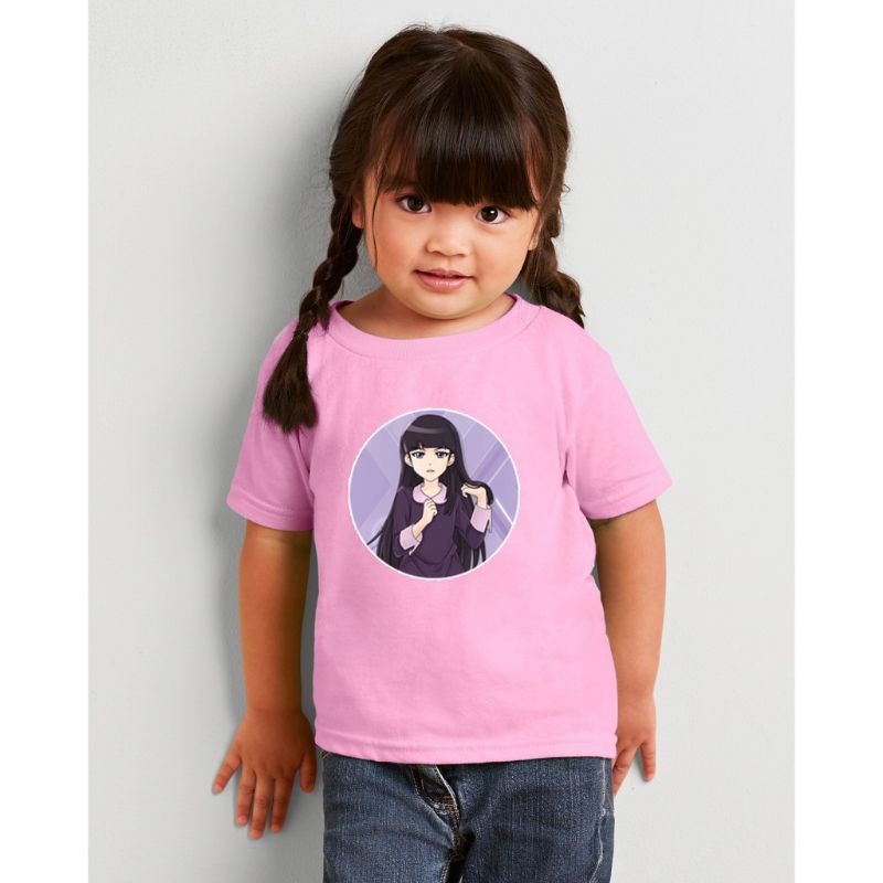 Hayu Kids - Tshirt Kaos Anak Perempuan Shinbi House Guen|Harikoo|Cimmy - Katun Combat 30s