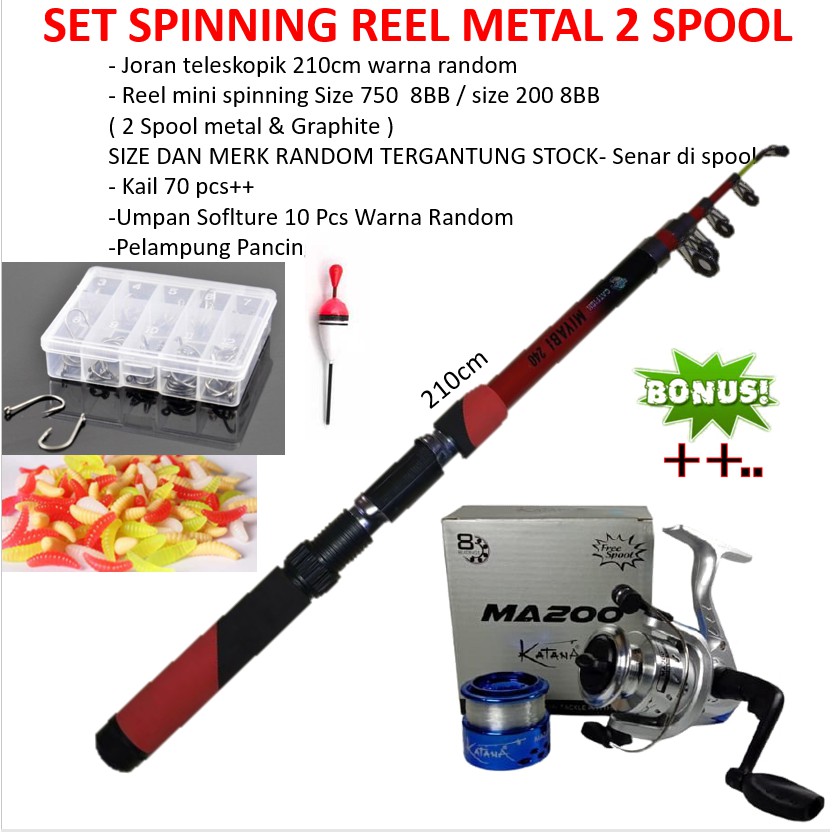SET PANCING SATU SET PANCINGAN SET PERALATAN PANCINGAN IKAN